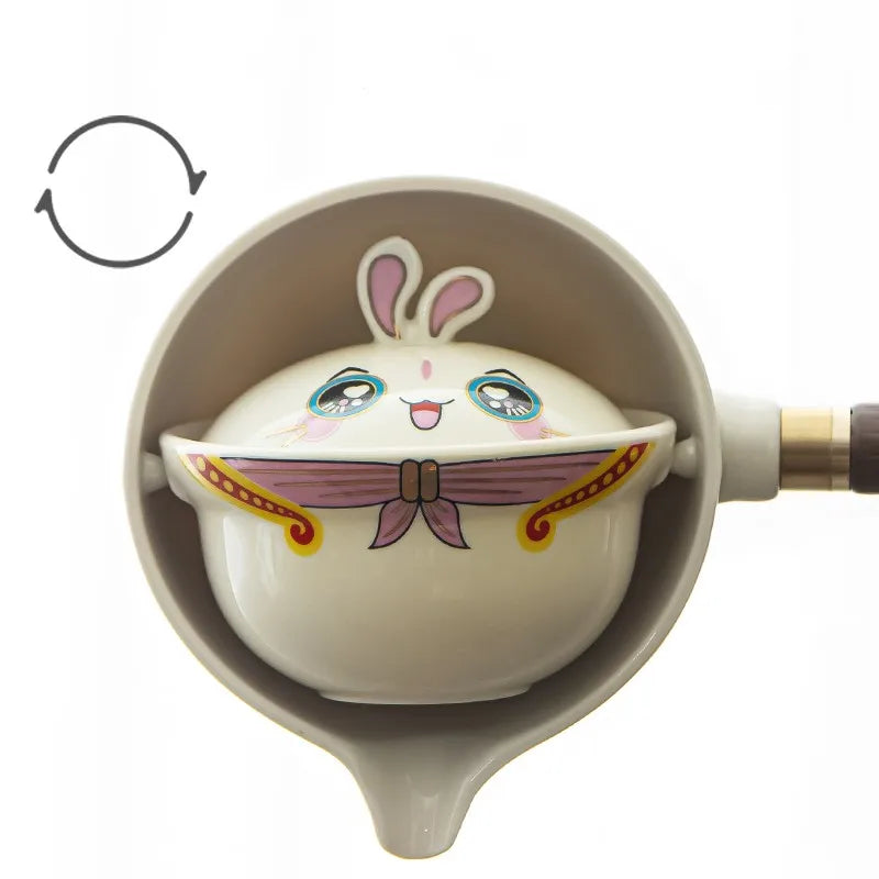 Cute Animals Ceramic Teapot Chinese Teaware Sets Travel Tea Cup Kung Fu Tea Chinese Tea Pot Portable Tea Set Drinkware Tea maker