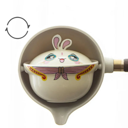 Cute Animals Ceramic Teapot Chinese Teaware Sets Travel Tea Cup Kung Fu Tea Chinese Tea Pot Portable Tea Set Drinkware Tea maker