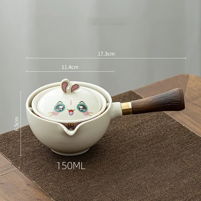 Cute Animals Ceramic Teapot Chinese Teaware Sets Travel Tea Cup Kung Fu Tea Chinese Tea Pot Portable Tea Set Drinkware Tea maker