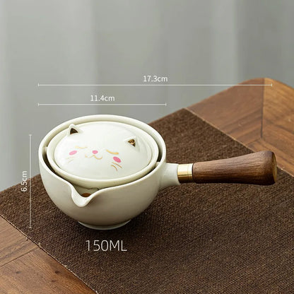 Cute Animals Ceramic Teapot Chinese Teaware Sets Travel Tea Cup Kung Fu Tea Chinese Tea Pot Portable Tea Set Drinkware Tea maker