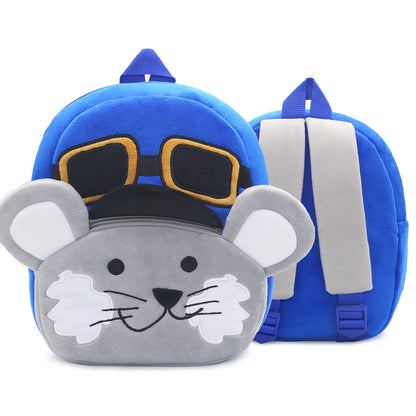 Cute Animals School Backpacks for Boys Girls Cartoon Kids School Bag Soft Kindergarten Children Bookbag Mochilas Para Ninos Gift