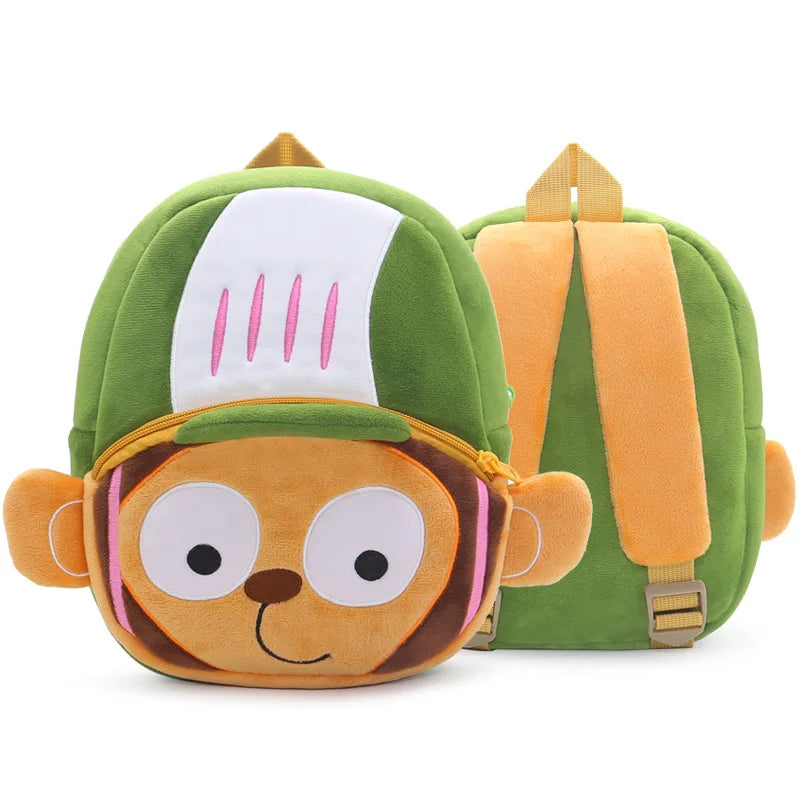 Cute Animals School Backpacks for Boys Girls Cartoon Kids School Bag Soft Kindergarten Children Bookbag Mochilas Para Ninos Gift