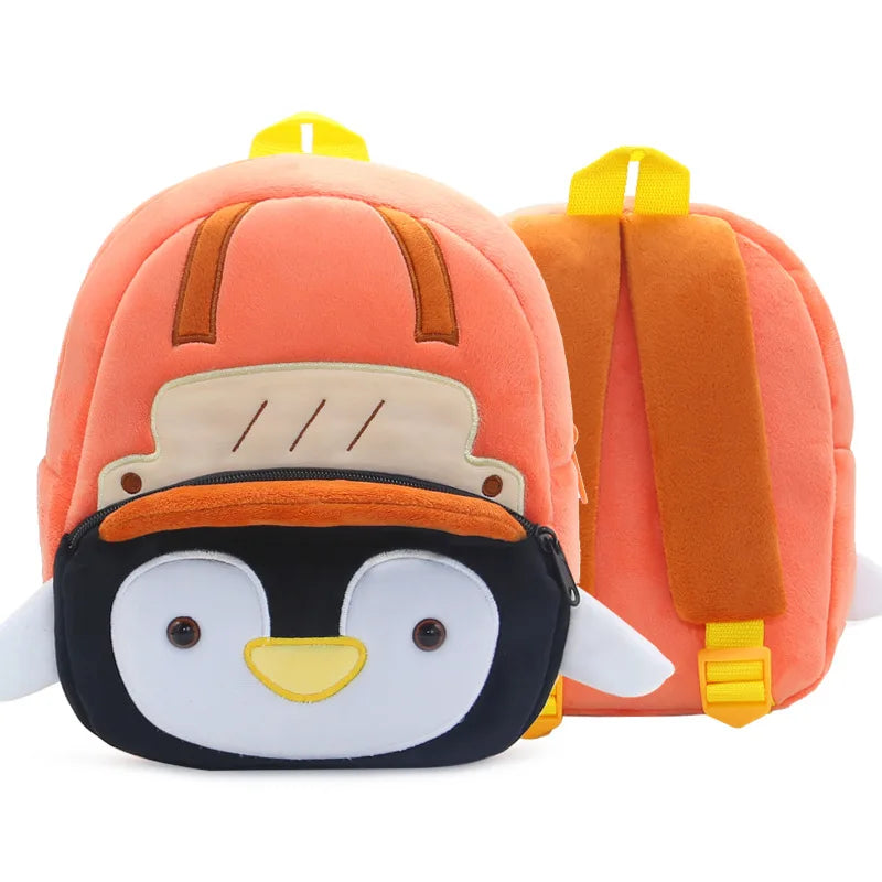 Cute Animals School Backpacks for Boys Girls Cartoon Kids School Bag Soft Kindergarten Children Bookbag Mochilas Para Ninos Gift