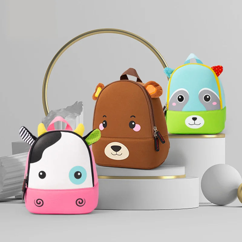 Cute Bear Children School Bags for Girls Kindergarten Kawaii Backpacks Cartoon Kids Bag Boys Book Pack Mochila Infantil Escolar