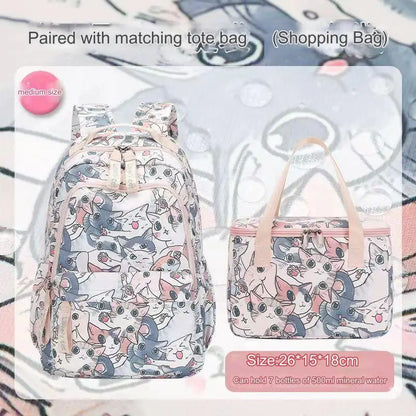Cute Cat School Bags for Girls 2023 Kawaii Backpack Women Fashion Korean Backpacks for Students Children Cartable Scolaire Fille