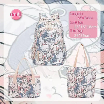 Cute Cat School Bags for Girls 2023 Kawaii Backpack Women Fashion Korean Backpacks for Students Children Cartable Scolaire Fille