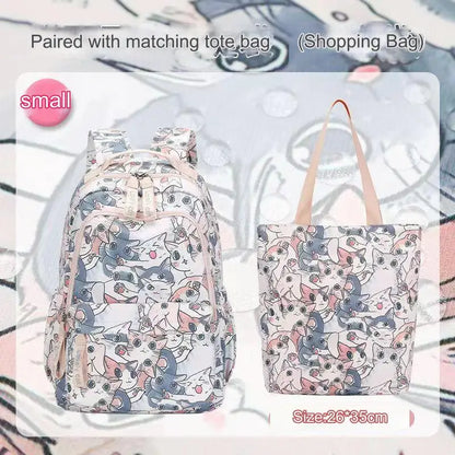 Cute Cat School Bags for Girls 2023 Kawaii Backpack Women Fashion Korean Backpacks for Students Children Cartable Scolaire Fille