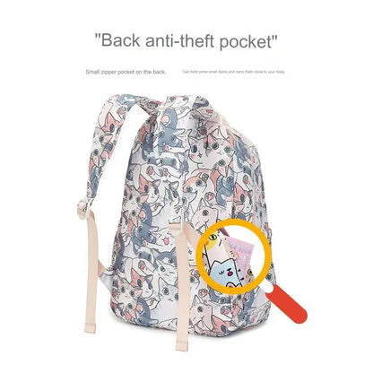 Cute Cat School Bags for Girls 2023 Kawaii Backpack Women Fashion Korean Backpacks for Students Children Cartable Scolaire Fille
