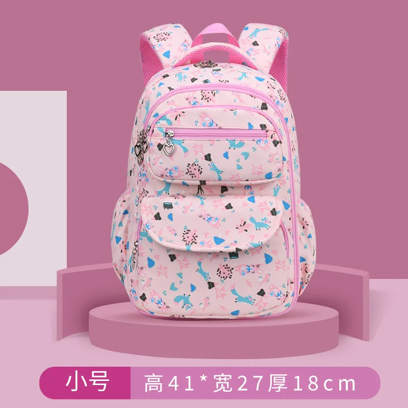 Cute Children School Backpack For Girls Princess Students Backpack Waterproof Primary School Bag Kids Teenager School bag