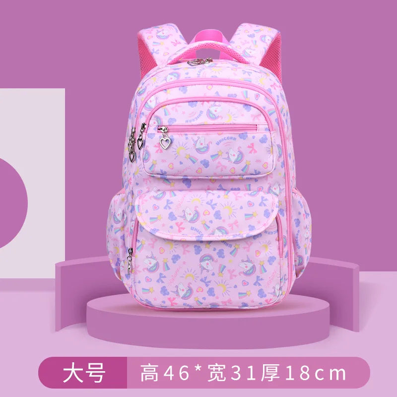 Cute Children School Backpack For Girls Princess Students Backpack Waterproof Primary School Bag Kids Teenager School bag