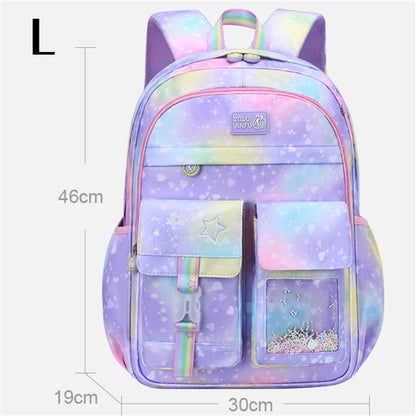 Cute Children School Backpack For Girls Waterproof School Bag Princess Students Backpack Teenager Schoolbag