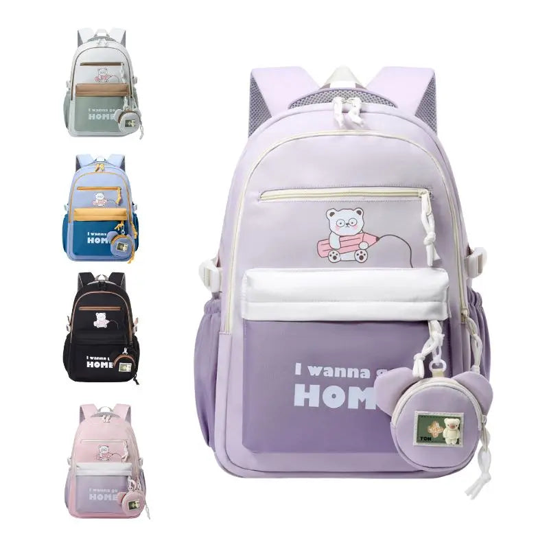 Cute College Middle School Backpack for Teen Waterproof Travel Rucksack Casual Daypack,Primary Middle Schoolbags for Boy