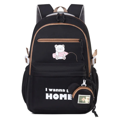 Cute College Middle School Backpack for Teen Waterproof Travel Rucksack Casual Daypack,Primary Middle Schoolbags for Boy