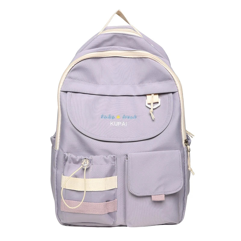 Cute Female College Backpack Trendy Girl Harajuku Travel School Bag Kawaii Ladies Student Backpack Fashion Women Laptop Book Bag