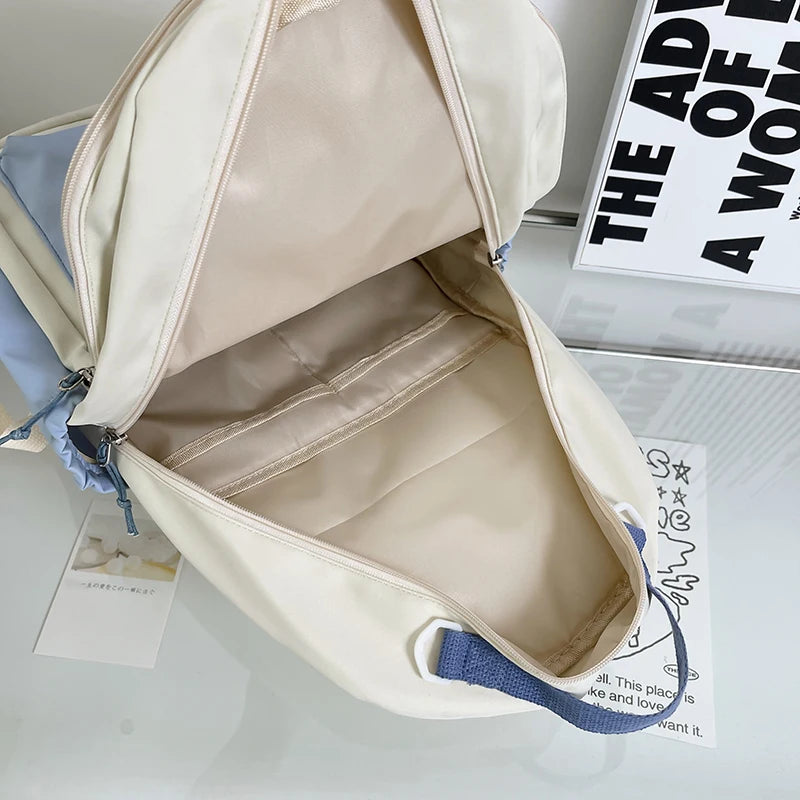 Cute Female College Backpack Trendy Girl Harajuku Travel School Bag Kawaii Ladies Student Backpack Fashion Women Laptop Book Bag