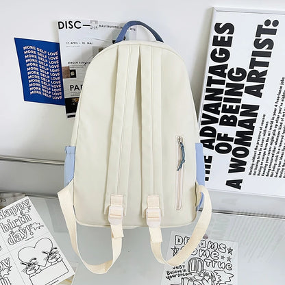 Cute Female College Backpack Trendy Girl Harajuku Travel School Bag Kawaii Ladies Student Backpack Fashion Women Laptop Book Bag