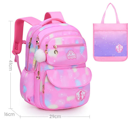 Cute Girls School Bags Children Primary School Backpack kids Book Bag Princess Schoolbag Waterproof Student Backpack