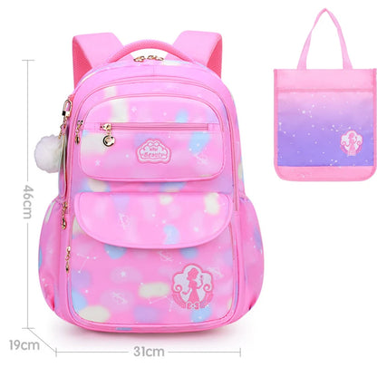 Cute Girls School Bags Children Primary School Backpack kids Book Bag Princess Schoolbag Waterproof Student Backpack