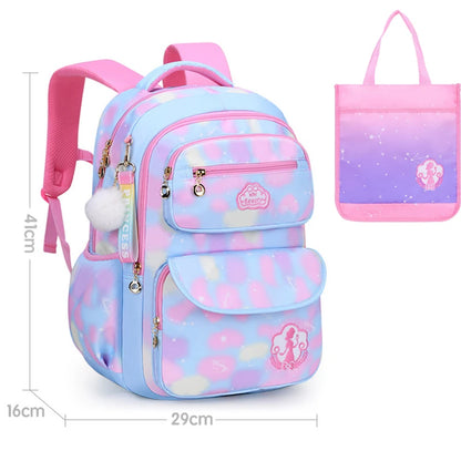 Cute Girls School Bags Children Primary School Backpack kids Book Bag Princess Schoolbag Waterproof Student Backpack