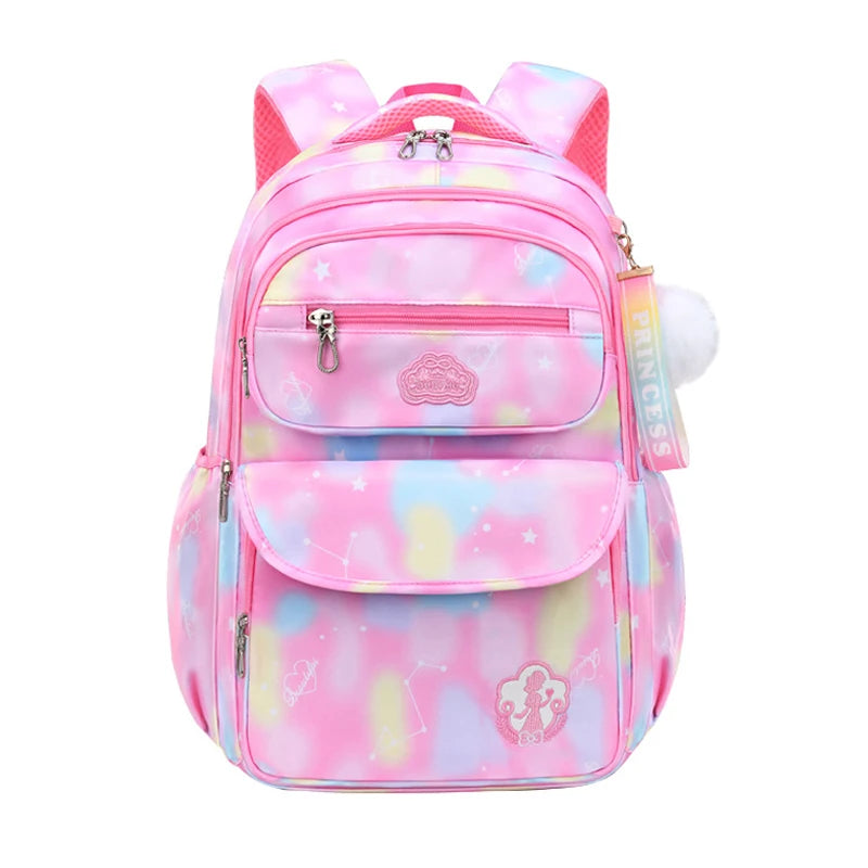 Cute Girls School Bags Children Primary School Backpack kids Book Bag Princess Schoolbag Waterproof Student Backpack