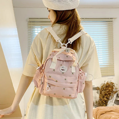 Cute Japanese Harajuku Style Mini Backpack Multifunctional Women's Handbag Shoulder Bag Teenage Girls' Small Schoolbag Mochila