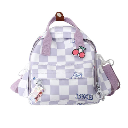 Cute Japanese Harajuku Style Mini Backpack Multifunctional Women's Handbag Shoulder Bag Teenage Girls' Small Schoolbag Mochila