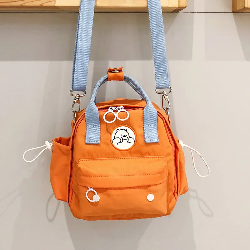 Cute Japanese Harajuku Style Mini Backpack Multifunctional Women's Handbag Shoulder Bag Teenage Girls' Small Schoolbag Mochila
