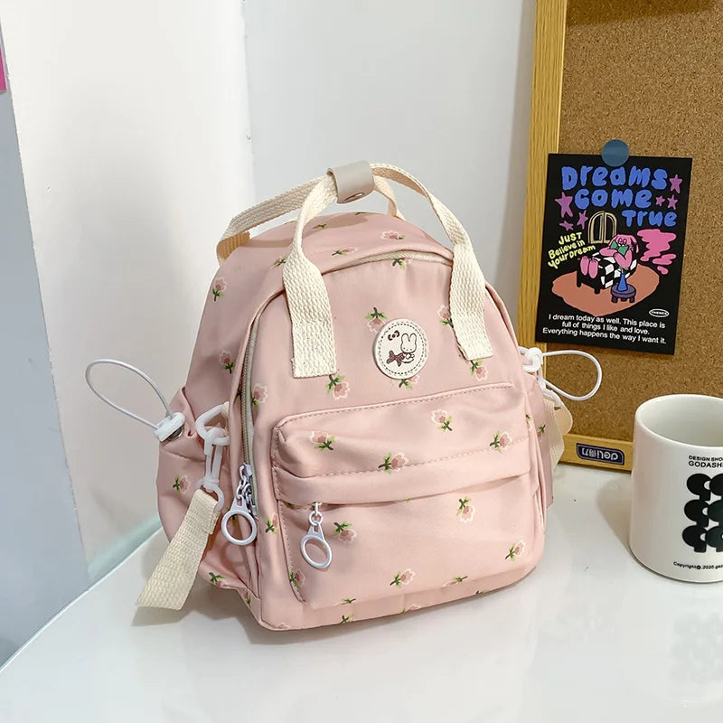Cute Japanese Harajuku Style Mini Backpack Multifunctional Women's Handbag Shoulder Bag Teenage Girls' Small Schoolbag Mochila