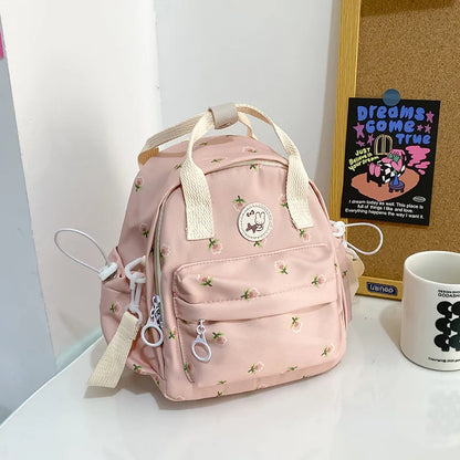 Cute Japanese Harajuku Style Mini Backpack Multifunctional Women's Handbag Shoulder Bag Teenage Girls' Small Schoolbag Mochila