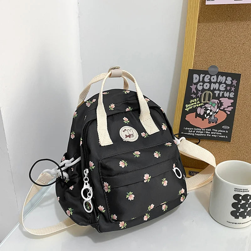 Cute Japanese Harajuku Style Mini Backpack Multifunctional Women's Handbag Shoulder Bag Teenage Girls' Small Schoolbag Mochila