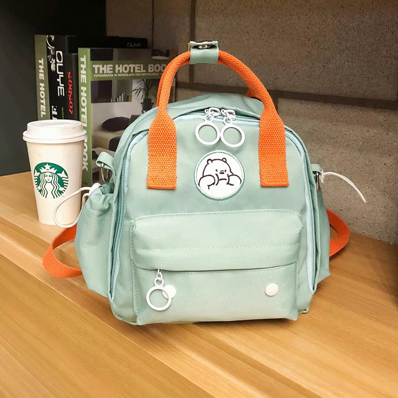 Cute Japanese Harajuku Style Mini Backpack Multifunctional Women's Handbag Shoulder Bag Teenage Girls' Small Schoolbag Mochila