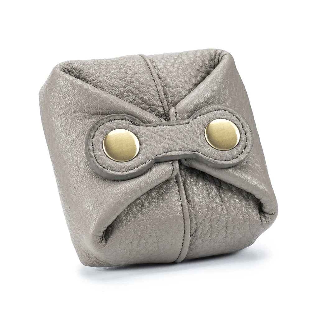 Cute Japanese Style Coins Wallet Soft Cowhide Women Coin Purse Mini Earphone Key Pouch Female Hasp Cards Lipstick Storage Bags