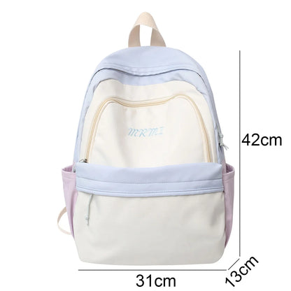 Cute Ladies Travel Laptop Women Book Bag Waterproof Kawaii College Backpack Student Trendy Female Nylon School Bags Girl Fashion