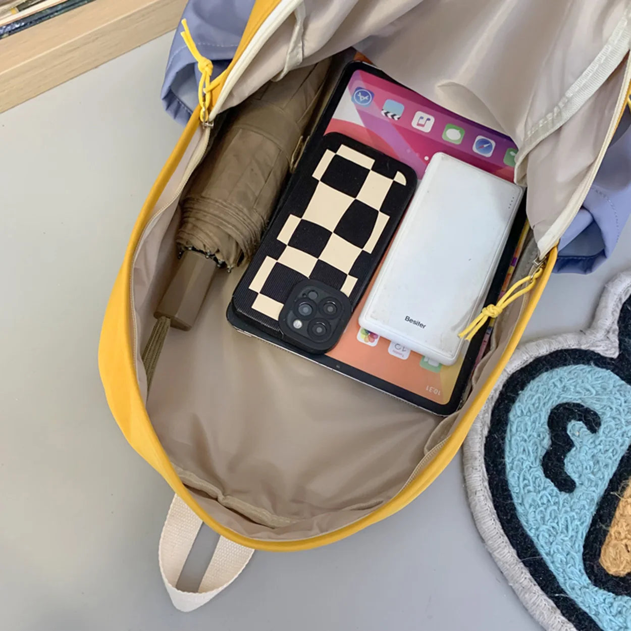 Cute Ladies Travel Laptop Women Book Bag Waterproof Kawaii College Backpack Student Trendy Female Nylon School Bags Girl Fashion