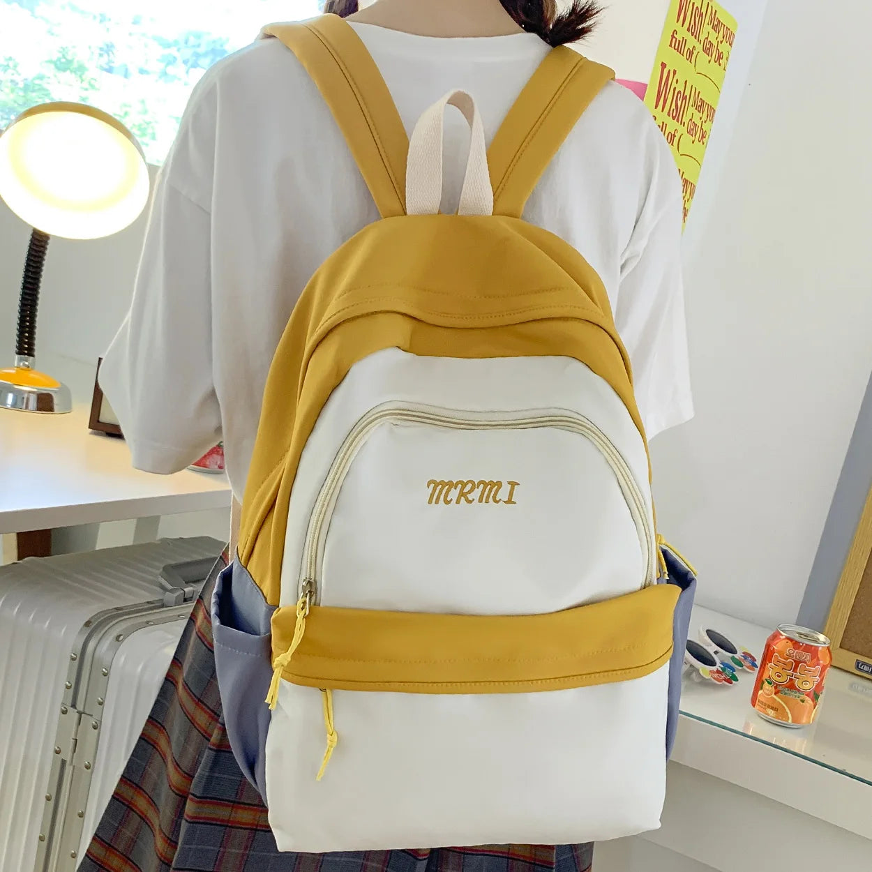 Cute Ladies Travel Laptop Women Book Bag Waterproof Kawaii College Backpack Student Trendy Female Nylon School Bags Girl Fashion