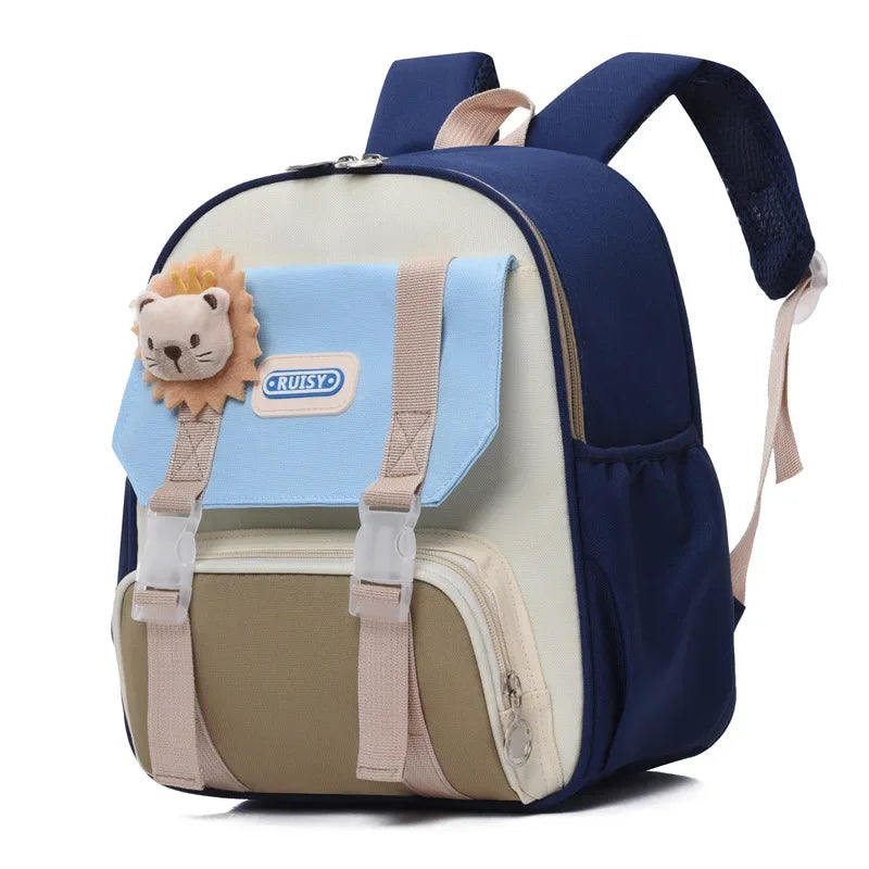 Cute Lightweight Water Resistant Elementary Kindergarten Bookbags  for Boys and Girls Double Shoulder School Bag Kids Backpacks