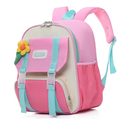 Cute Lightweight Water Resistant Elementary Kindergarten Bookbags  for Boys and Girls Double Shoulder School Bag Kids Backpacks
