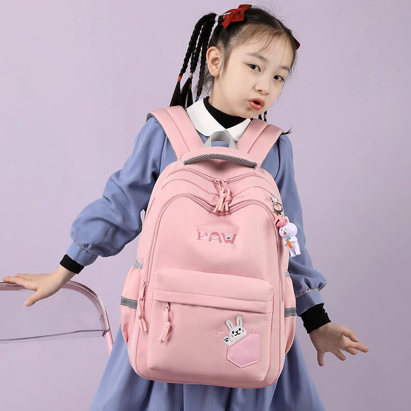 Cute Multiple Pockets Women Backpack Large Capacity Nylon Travel Book Bag Unisex Preppy Schoolbag Student Laptop Backpacks
