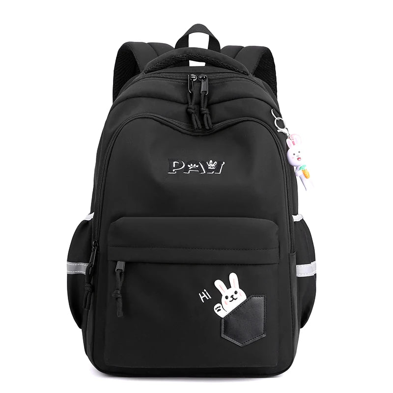 Cute Multiple Pockets Women Backpack Large Capacity Nylon Travel Book Bag Unisex Preppy Schoolbag Student Laptop Backpacks