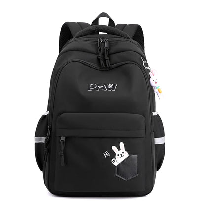 Cute Multiple Pockets Women Backpack Large Capacity Nylon Travel Book Bag Unisex Preppy Schoolbag Student Laptop Backpacks