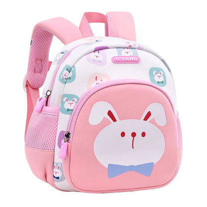 Cute Pink Rabbit School Bags for Girls Nursery School Backpack Kindergarten Kids Bookbag Cartoon Kawaii Bags Mochila Escolar