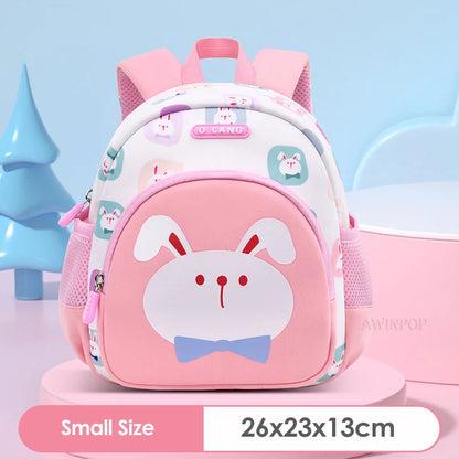 Cute Pink Rabbit School Bags for Girls Nursery School Backpack Kindergarten Kids Bookbag Cartoon Kawaii Bags Mochila Escolar