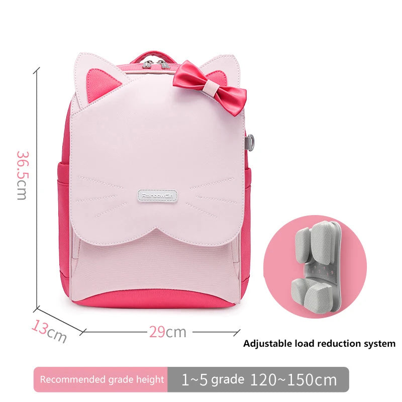 Cute School Backpacks For Girls 1-5 Grade School Bags Kids School Bag Reduce burden High quality Children Students Backpack