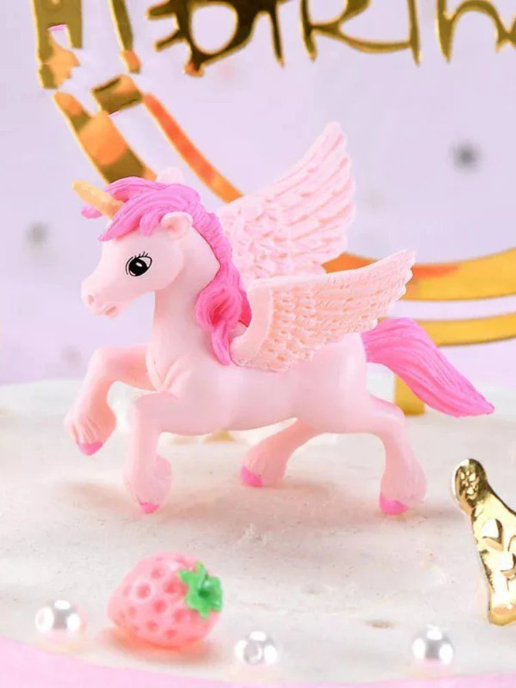 Cute Unicorn Car Ornaments Micro Landscape Bonsai Decoration Desktop Creative Trinket Home Decoration Accessories Figurines