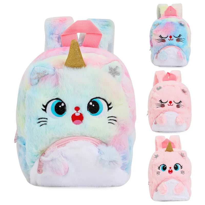 Cute Unicorn Girls School Bags for Kindergarten Children Sweet School Bags Soft Travel Bag Kawaii Kids Backpack Mochila Escolar