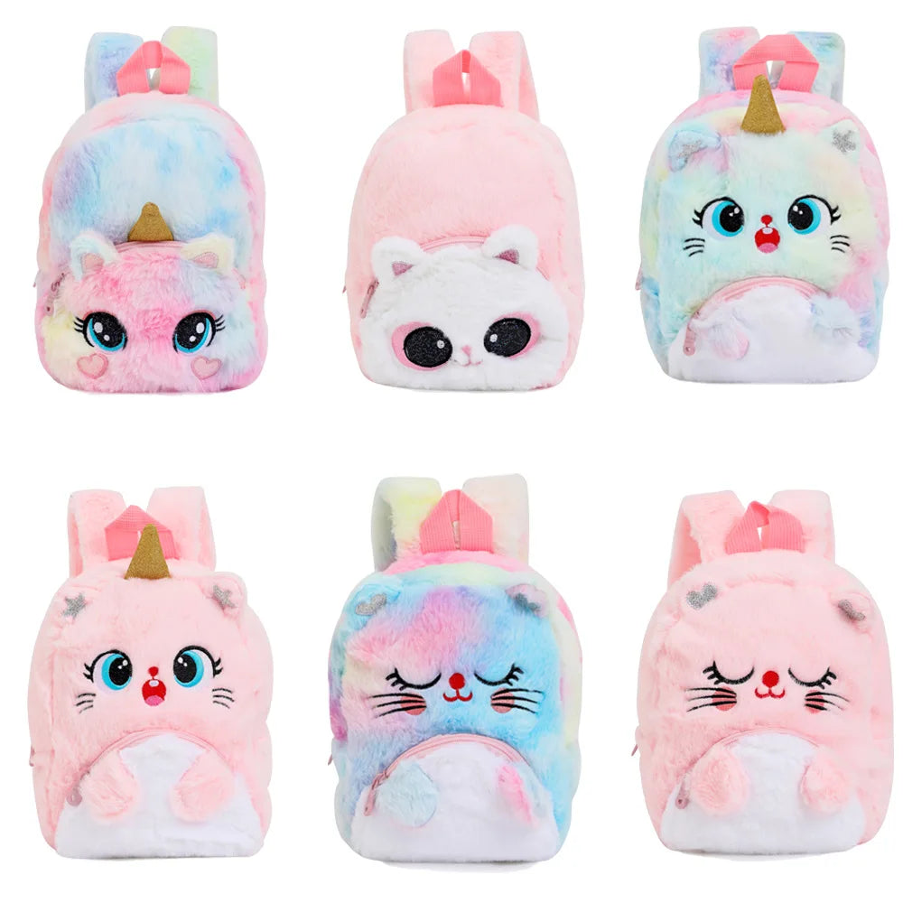 Cute Unicorn Girls School Bags for Kindergarten Children Sweet School Bags Soft Travel Bag Kawaii Kids Backpack Mochila Escolar