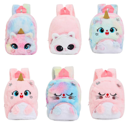 Cute Unicorn Girls School Bags for Kindergarten Children Sweet School Bags Soft Travel Bag Kawaii Kids Backpack Mochila Escolar