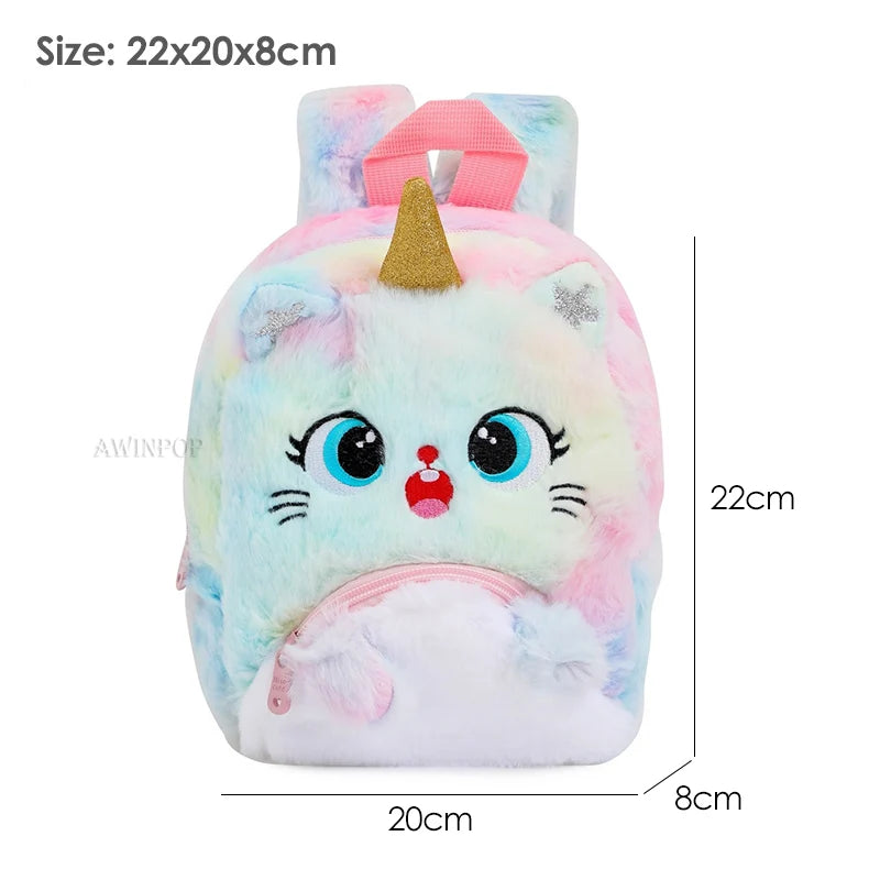 Cute Unicorn Girls School Bags for Kindergarten Children Sweet School Bags Soft Travel Bag Kawaii Kids Backpack Mochila Escolar