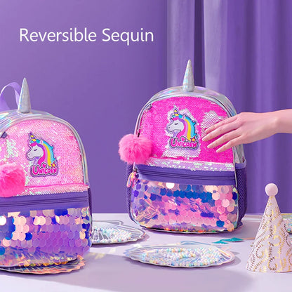 Cute Unicorn School Backpacks For Girls Boy Cartoon Kindergarten Kids School Bag Dinosaur Children Students Backpack