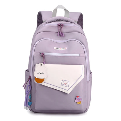 Cute Waterproof Travel School Bag Women Nylon Laptop Fashion Ladies Student Girl Boy Book Bag Female College Backpack Trendy